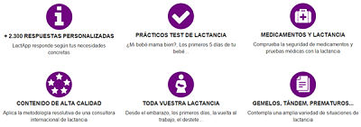 Ventajas LactApp Ventajas LactApp
