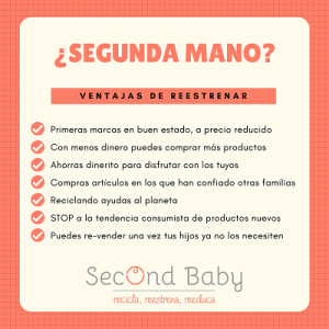 Infografía segunda mano Second Baby